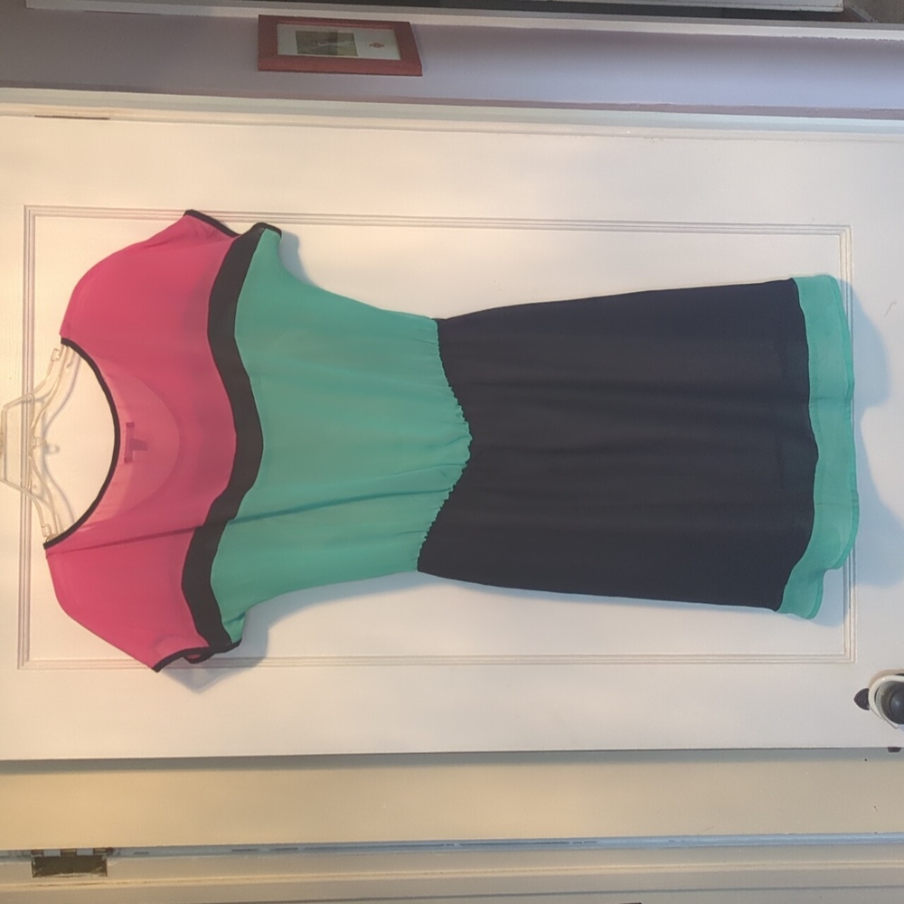 Gap Colorblock Dress Medium - Picture 2 of 8